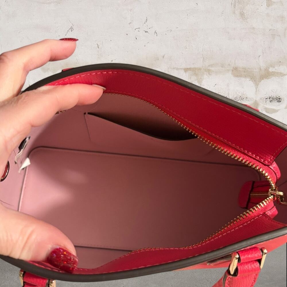 Kate Spade Darcy Small Pink Crossbody Satchel Bag NWOT - Picture 6 of 6